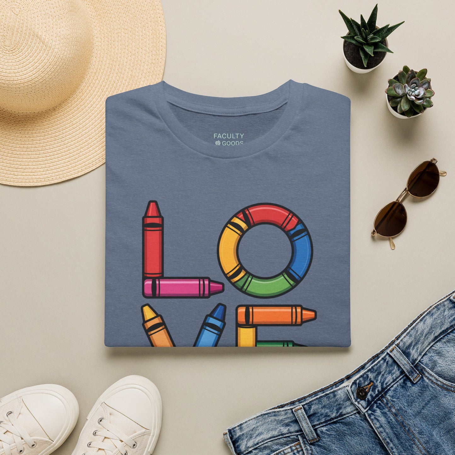 LOVE crayon T-Shirt