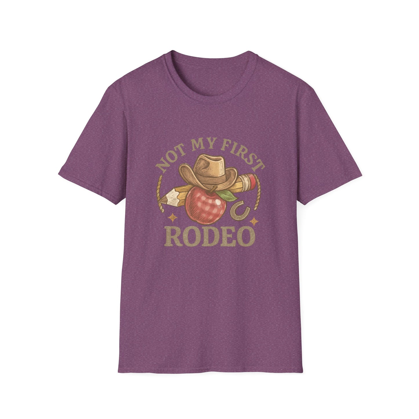 Not My First Rodeo T-Shirt — Vintage Cowboy Rodeo Tee