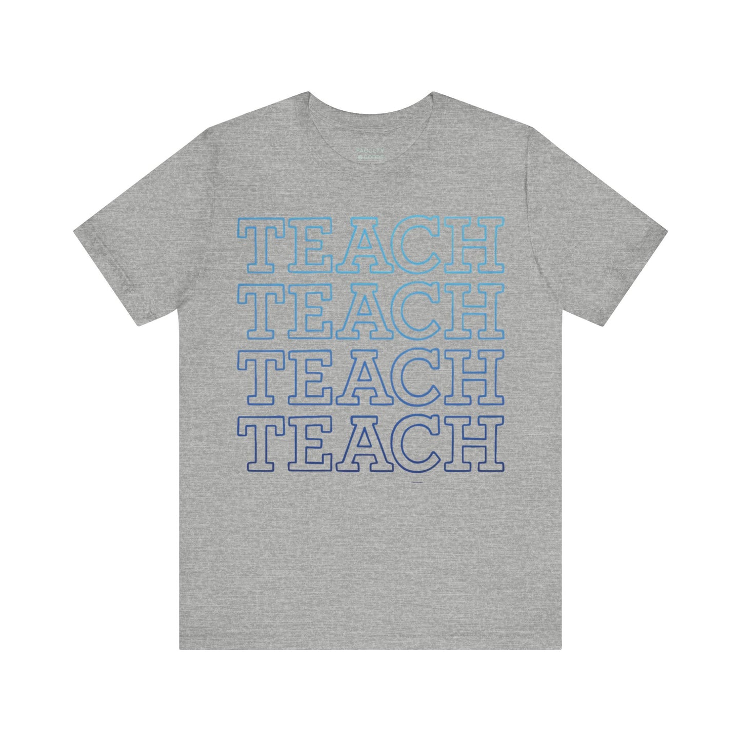 Blue Ombre TEACH Tee