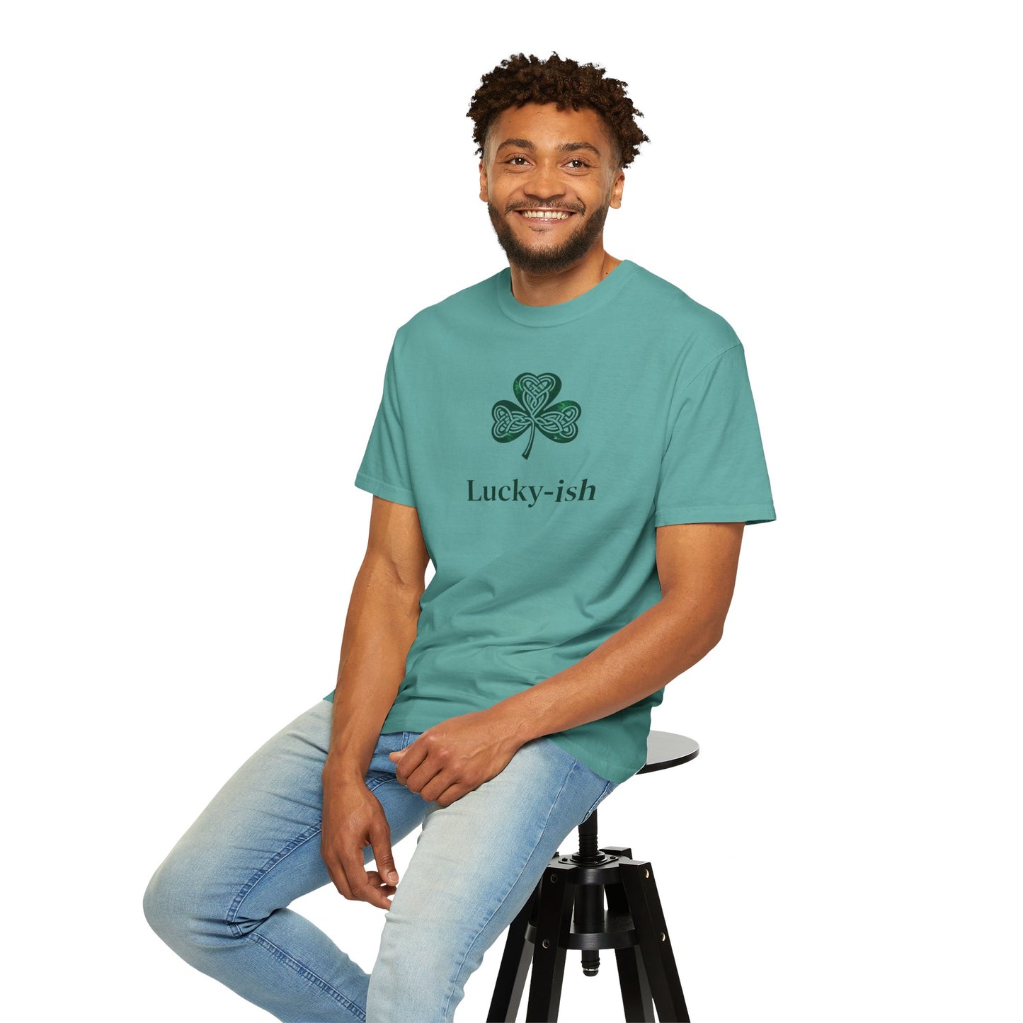 'Lucky-ish' Celtic Shamrock St. Patrick's Day Tee