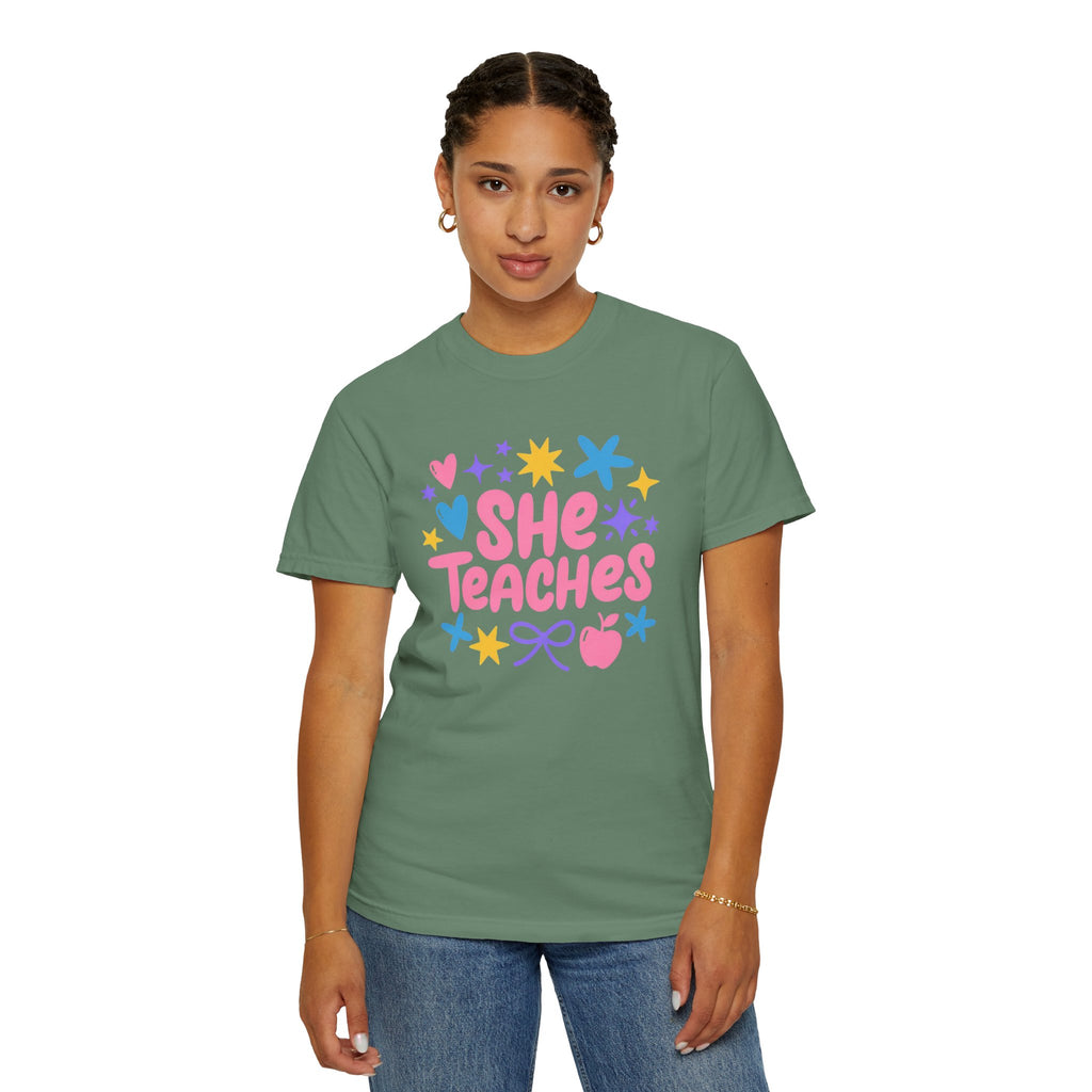 She Teaches T-Shirt