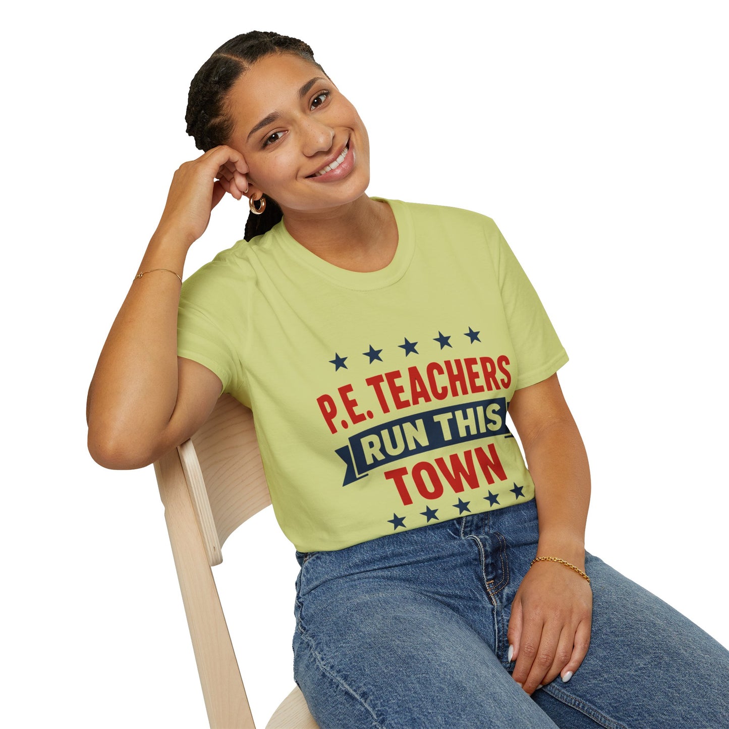 PE Teachers Run This Town Tee