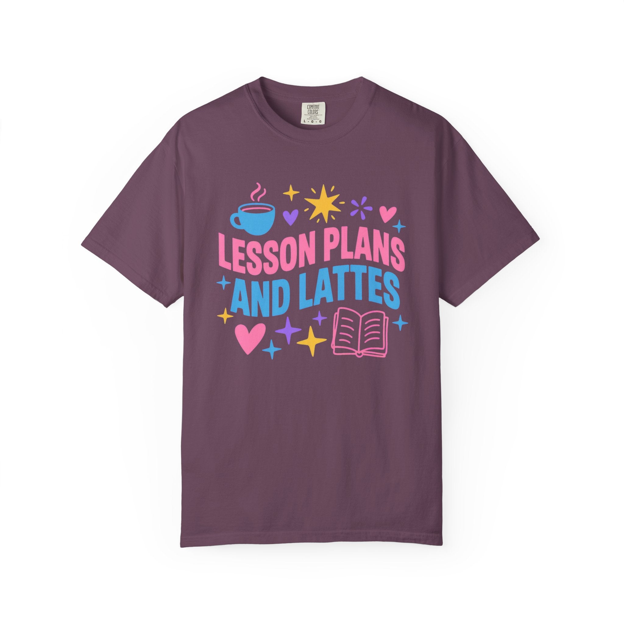 Lesson Plans and Lattes Teacher T-Shirt