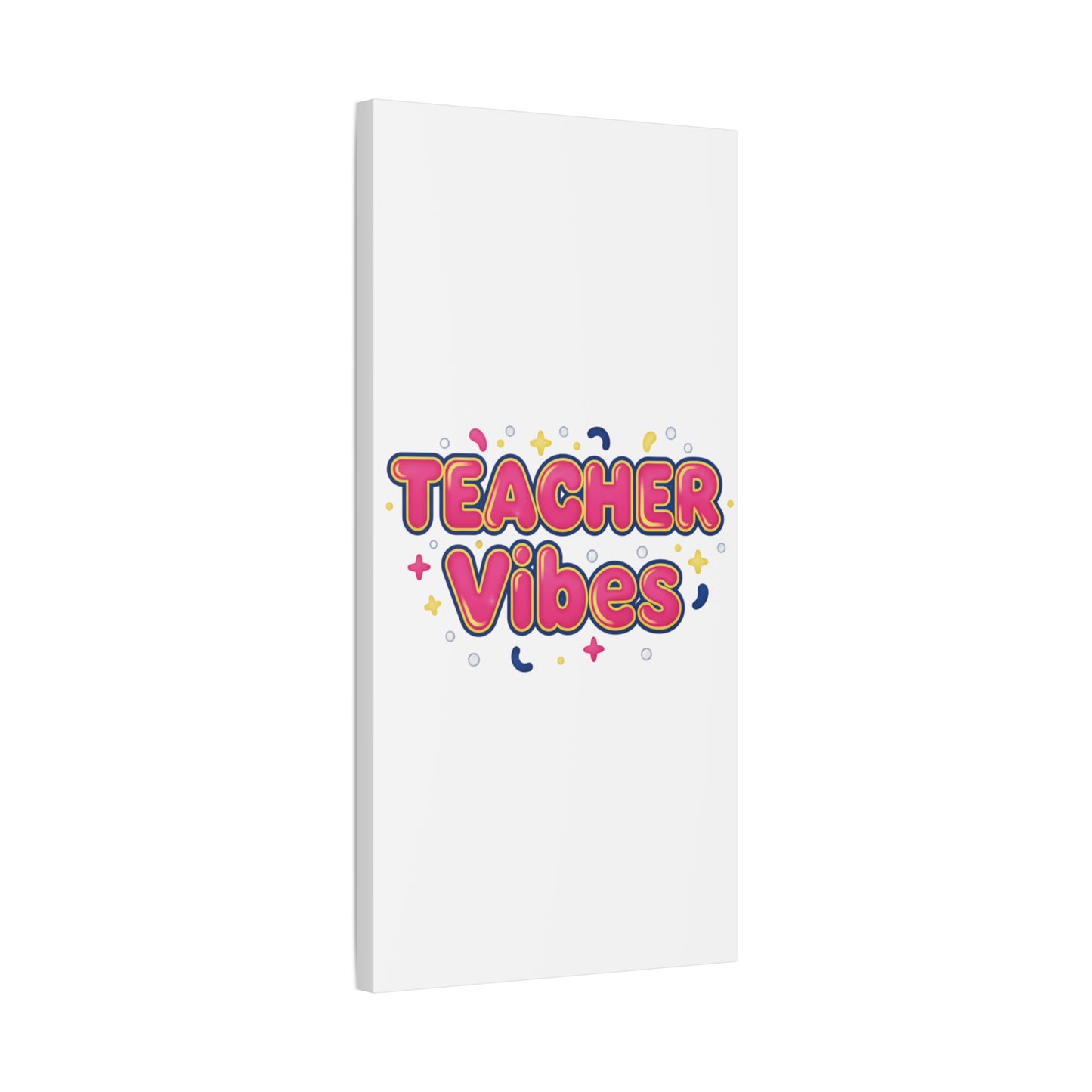 Teacher Vibes Canvas | Dopamine Decor, Neon Gradient Squishy Art
