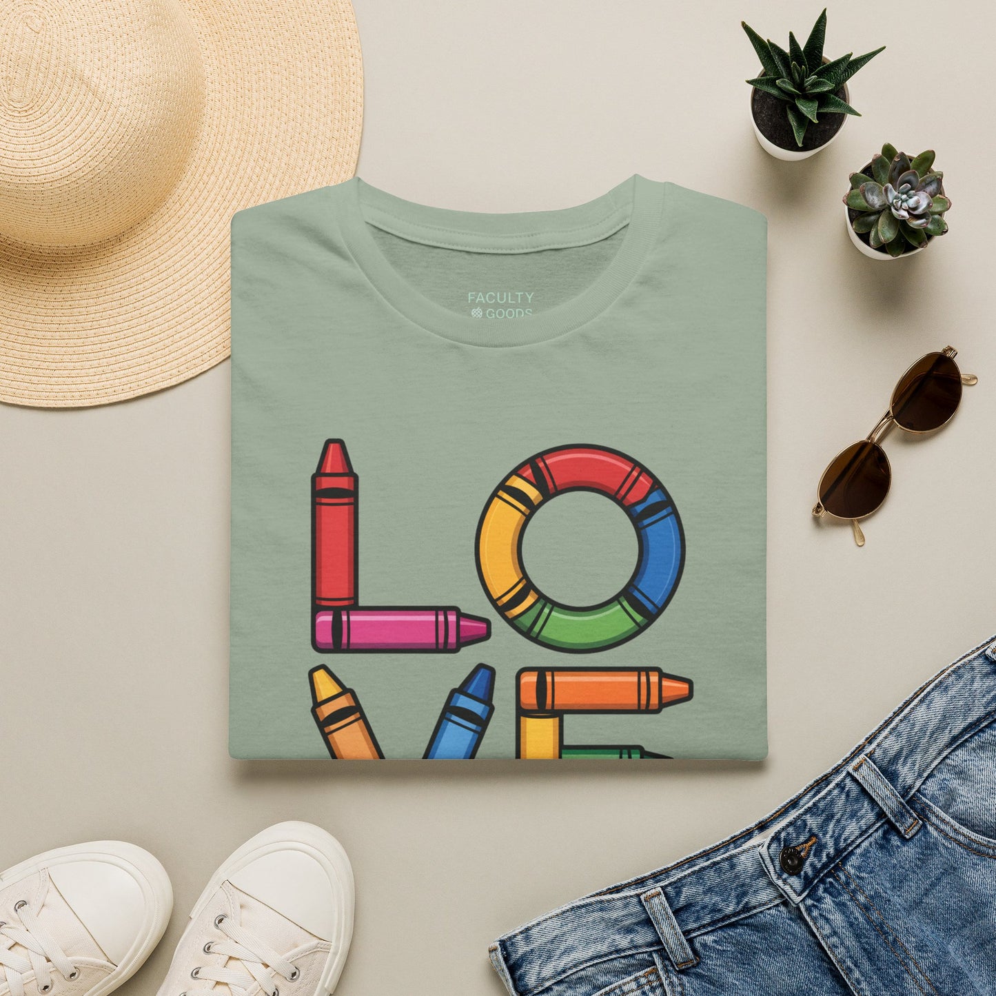 LOVE crayon T-Shirt
