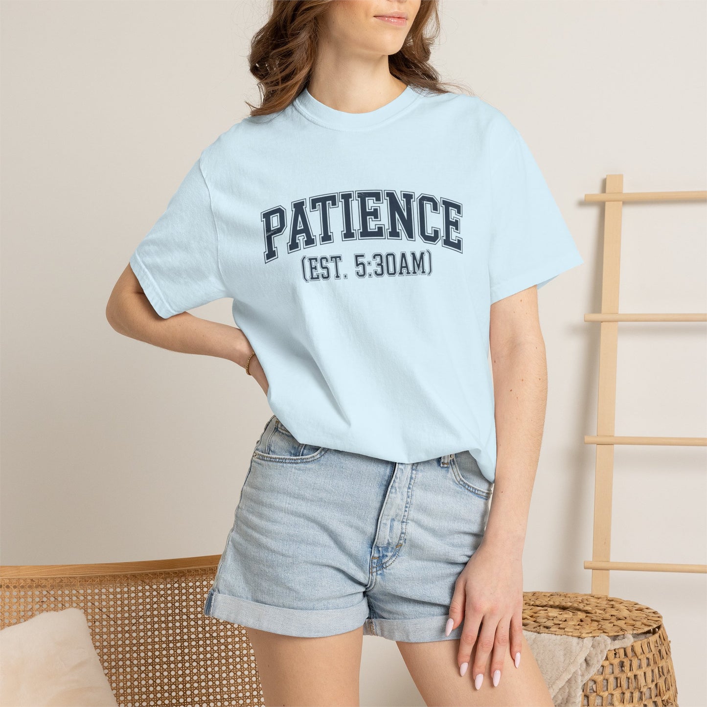 Patience Teacher T-Shirt, Comfort Colors 1717