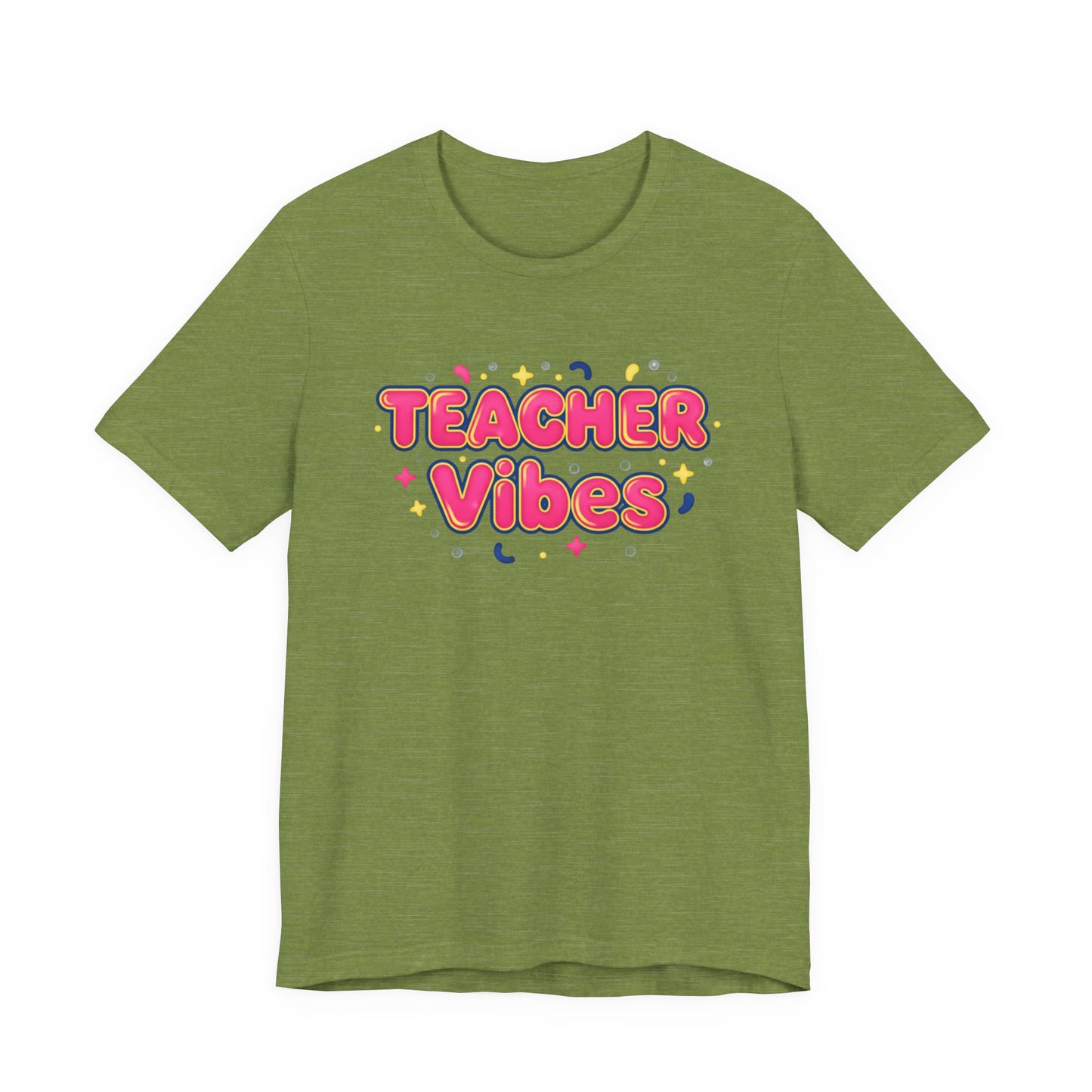 Teacher Vibes Tee | Dopamine Decor, Neon Gradient Squishy Text