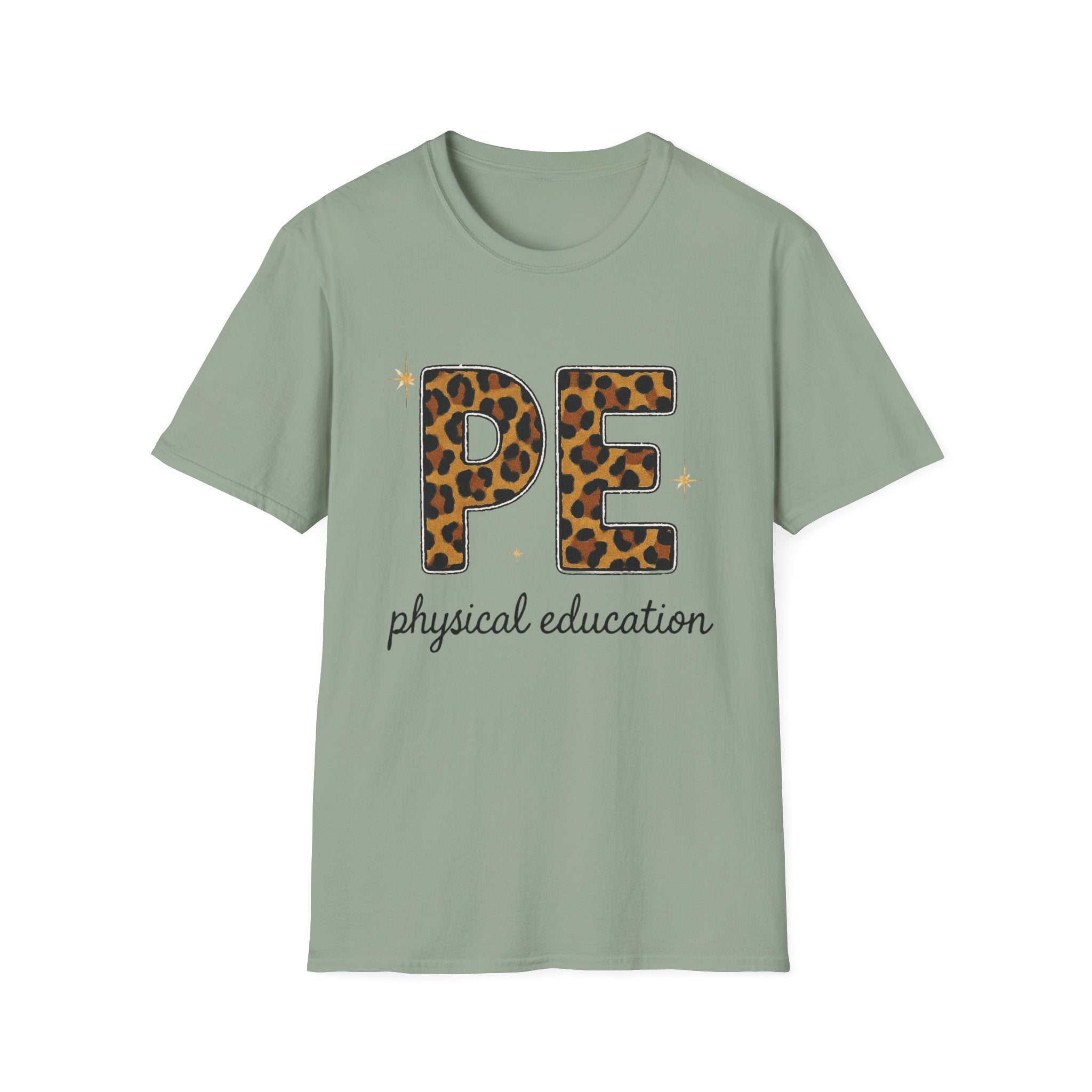 PE Leopard Print Physical Education T-Shirt — Cute PE Teacher Tee