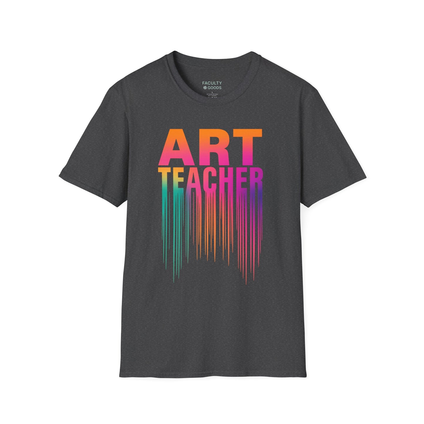 Art Teacher Dripping Paint Tee