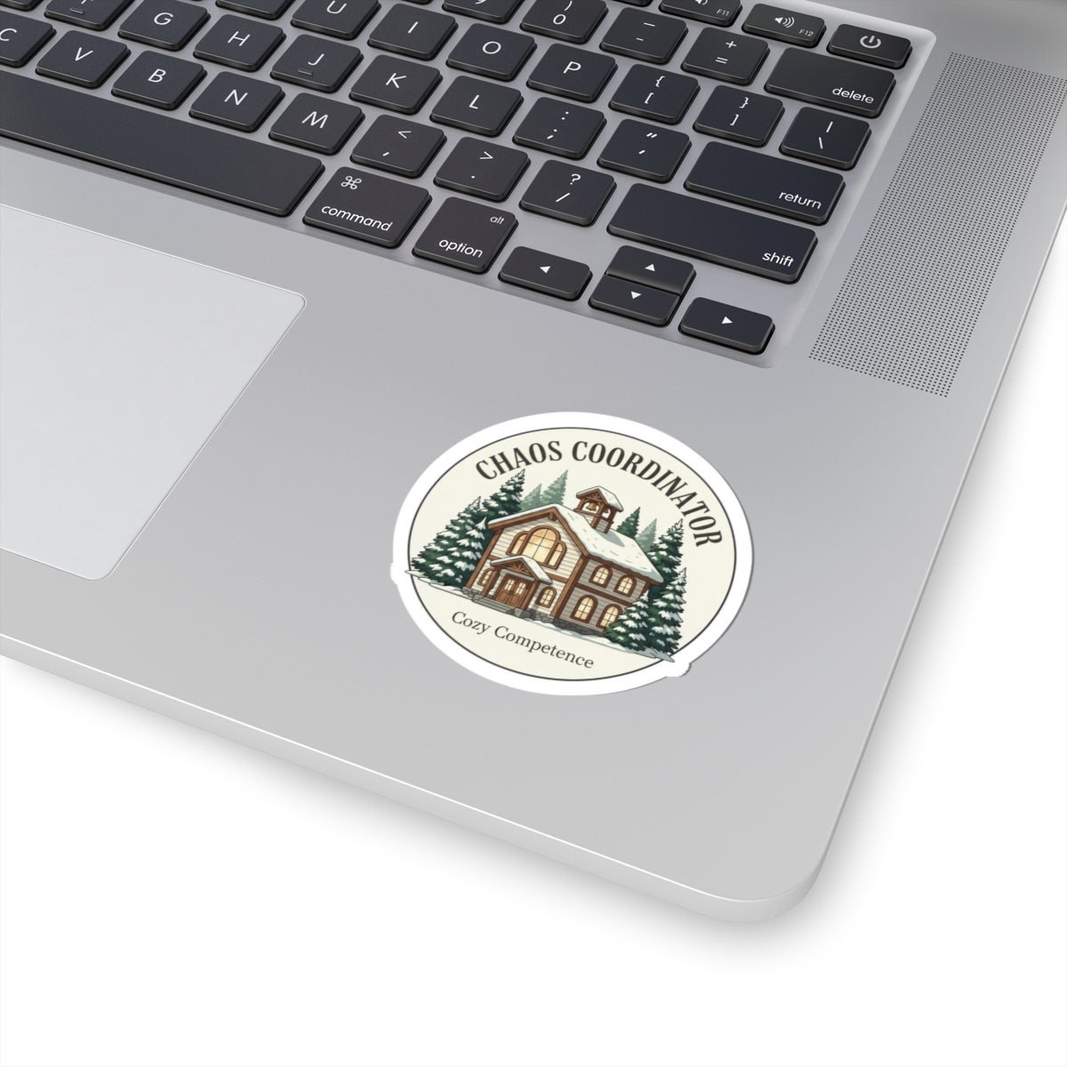 Chaos Coordinator Chalet Sticker | Alpine Lodge Aesthetic, Quiet Luxury Crest