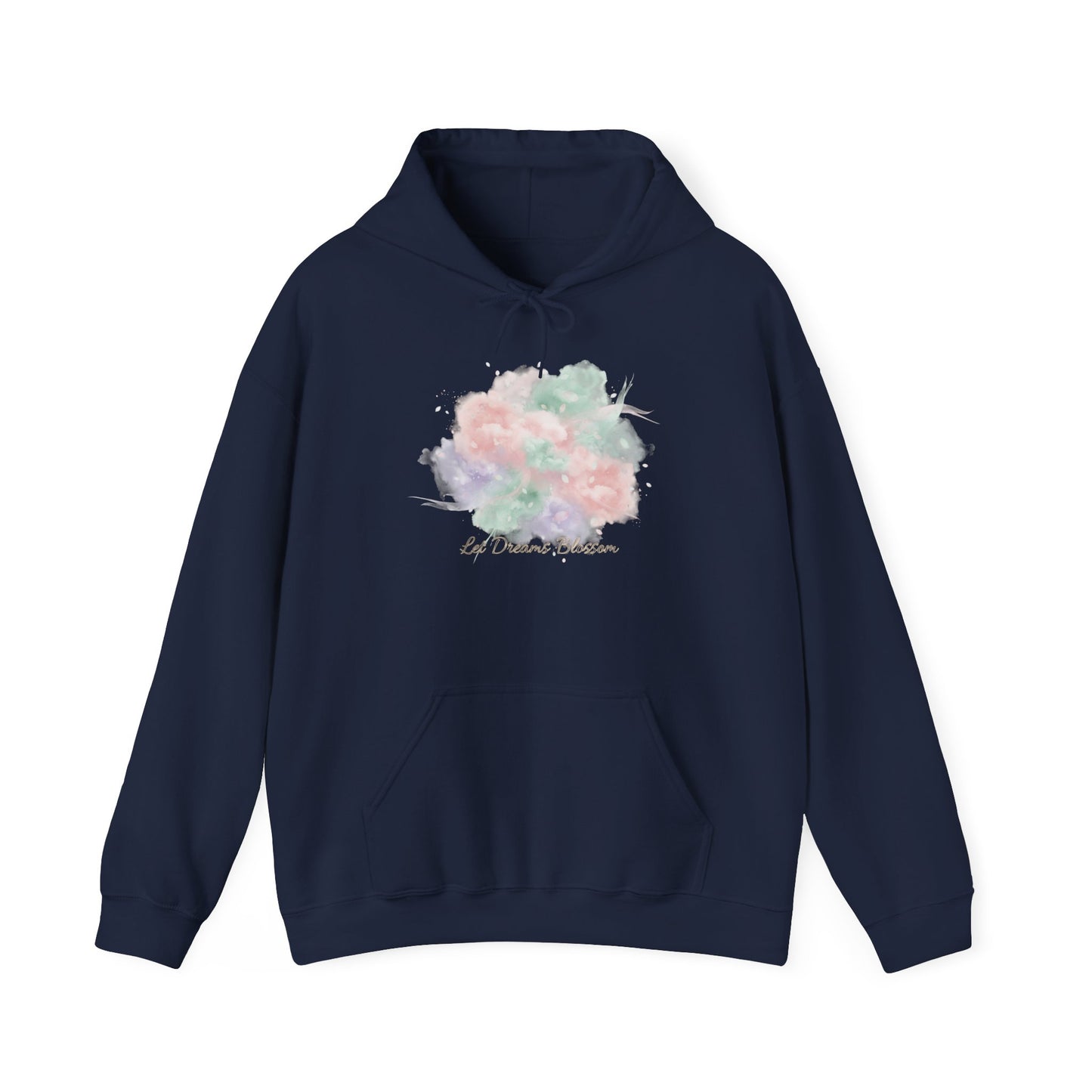 Dreamy Pastel Cloud Bouquet Hoodie | pastel winter design, dreamy gradient