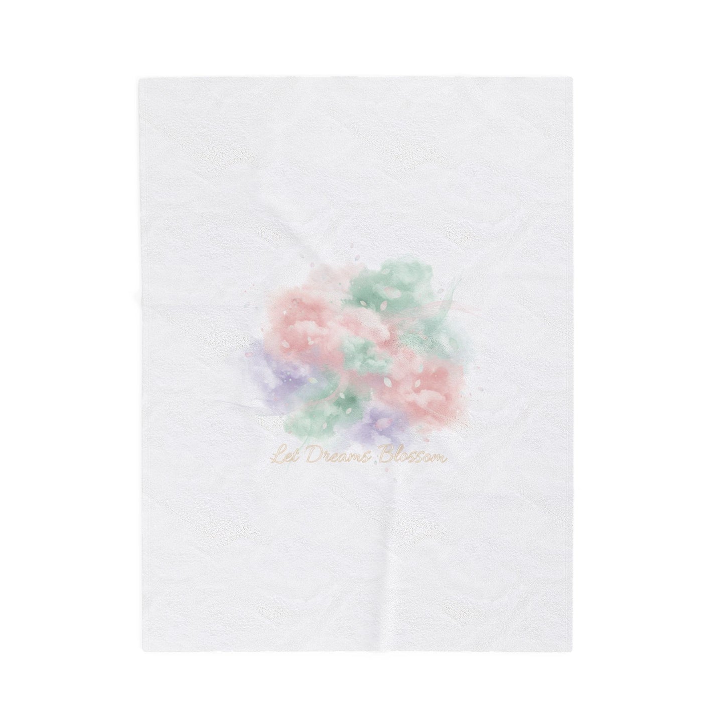 Dreamy Pastel Gradient Velveteen Blanket | pastel winter design, soft spring vibe