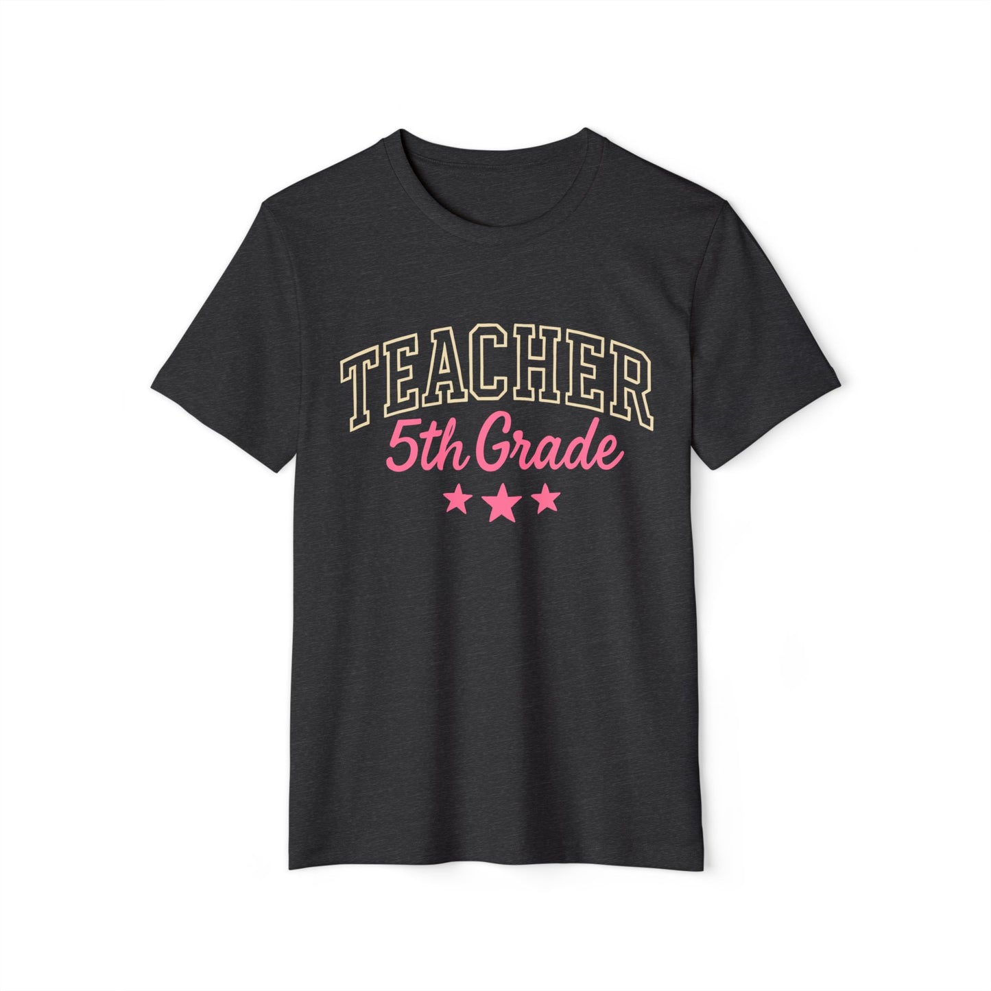 Teacher 5th Grade T-Shirt – Retro School Staff Gift