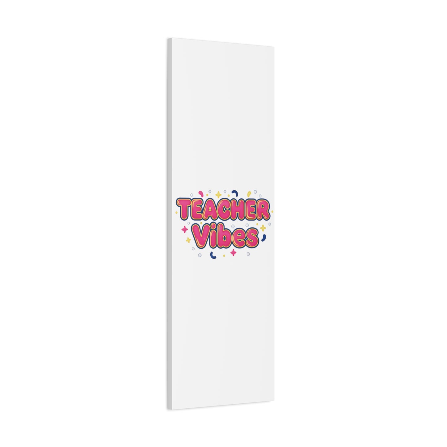 Teacher Vibes Canvas | Dopamine Decor, Neon Gradient Squishy Art