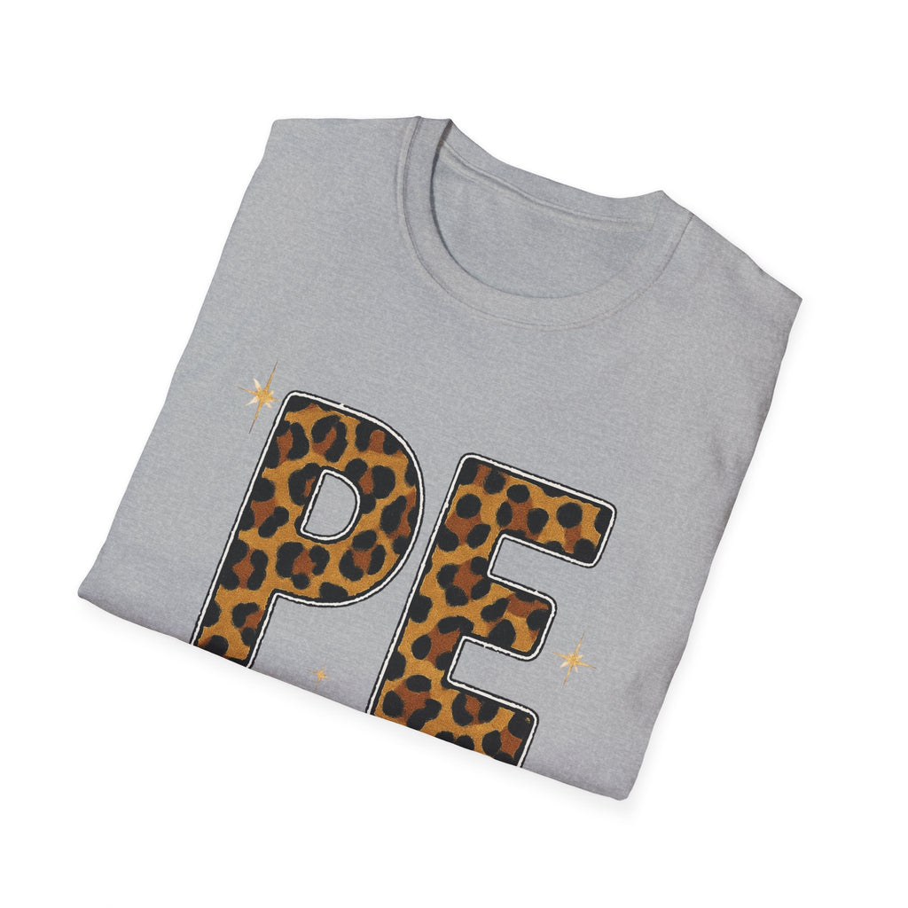 PE Leopard Print Physical Education T-Shirt — Cute PE Teacher Tee