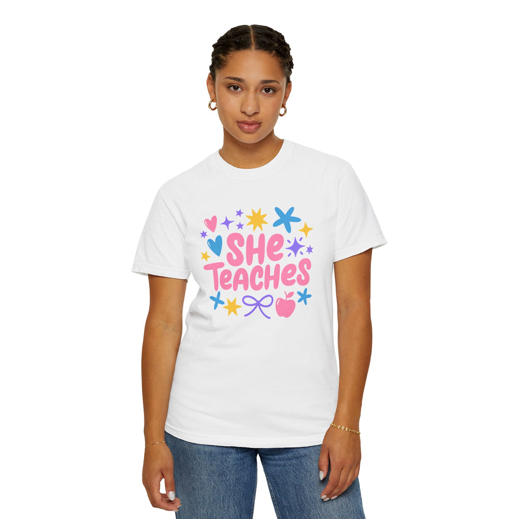 She Teaches T-Shirt