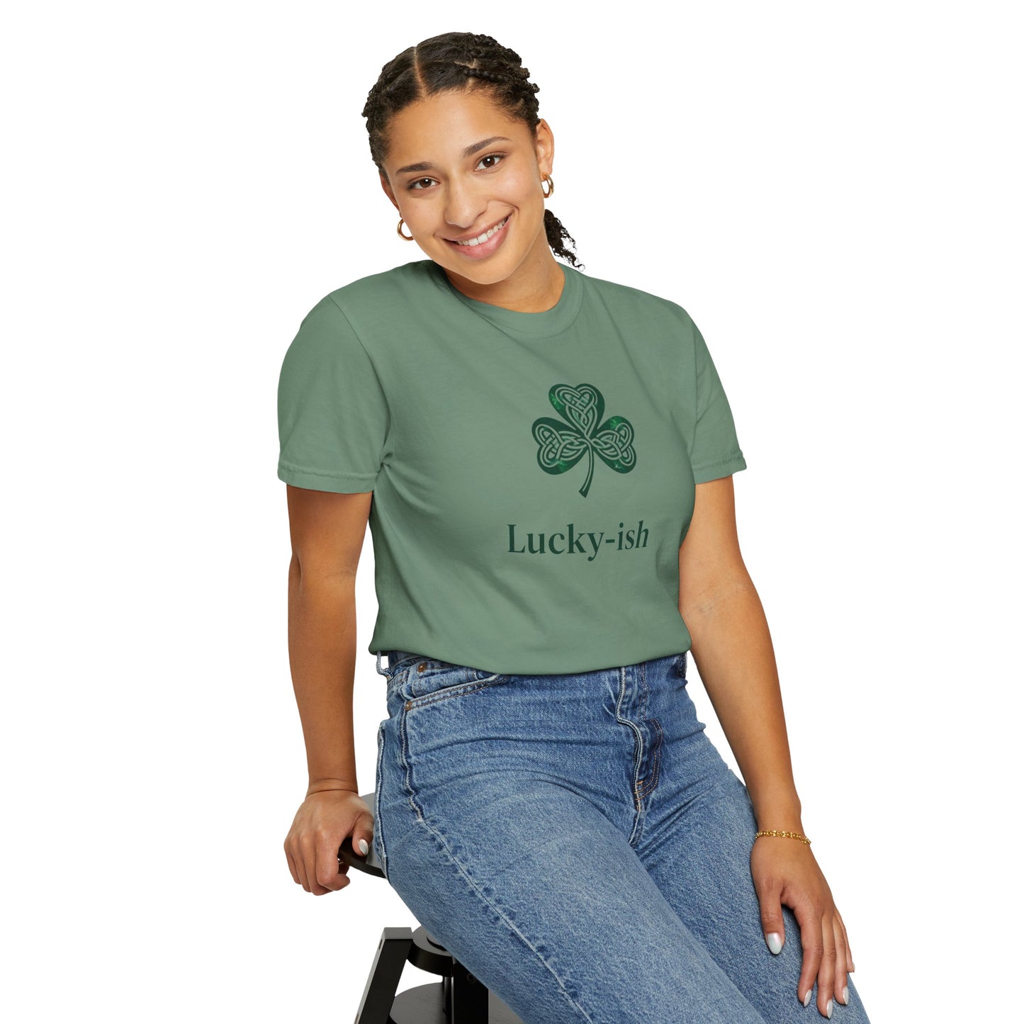 'Lucky-ish' Celtic Shamrock St. Patrick's Day Tee