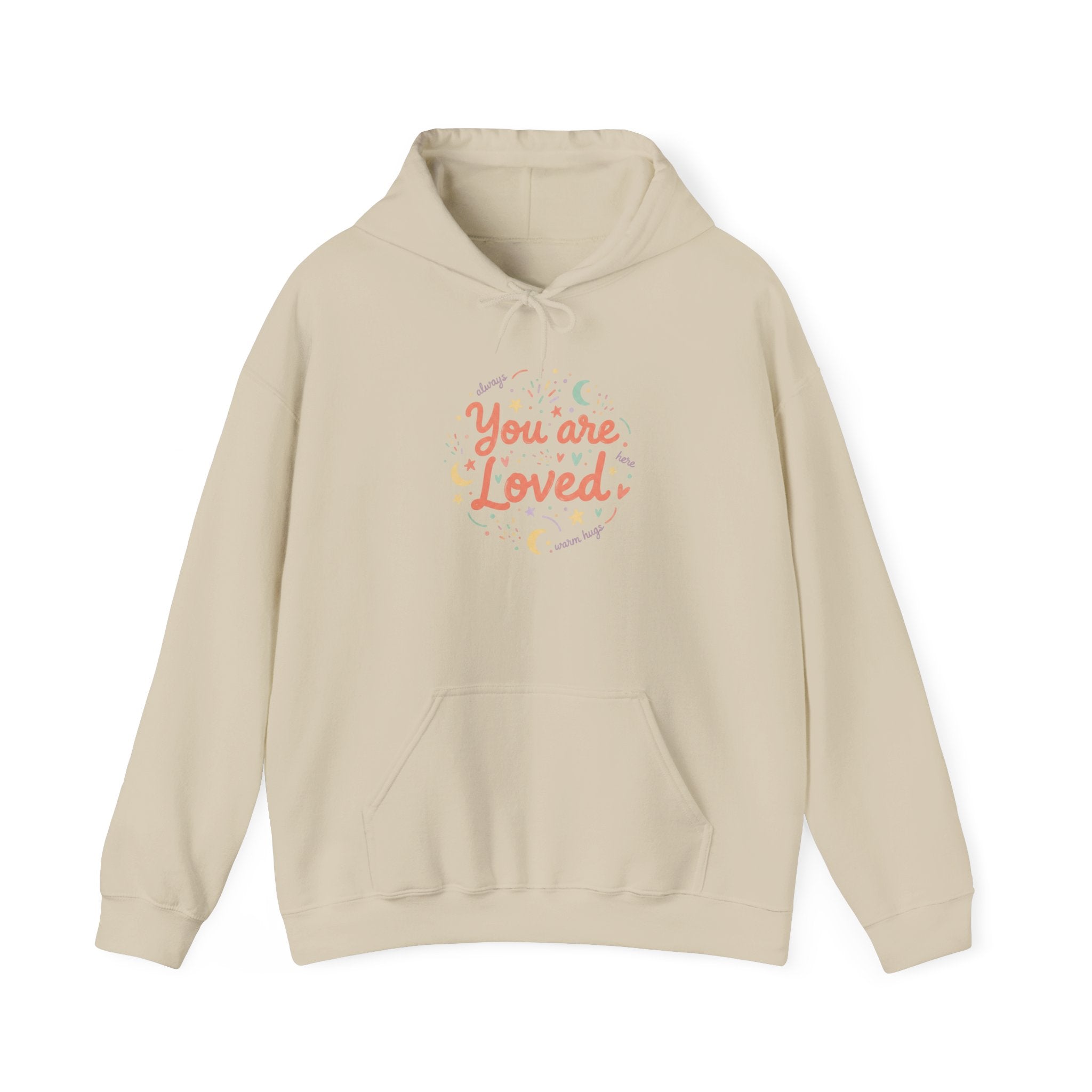 You Are Loved hoodie | handwritten doodle design, sketch aesthetic
