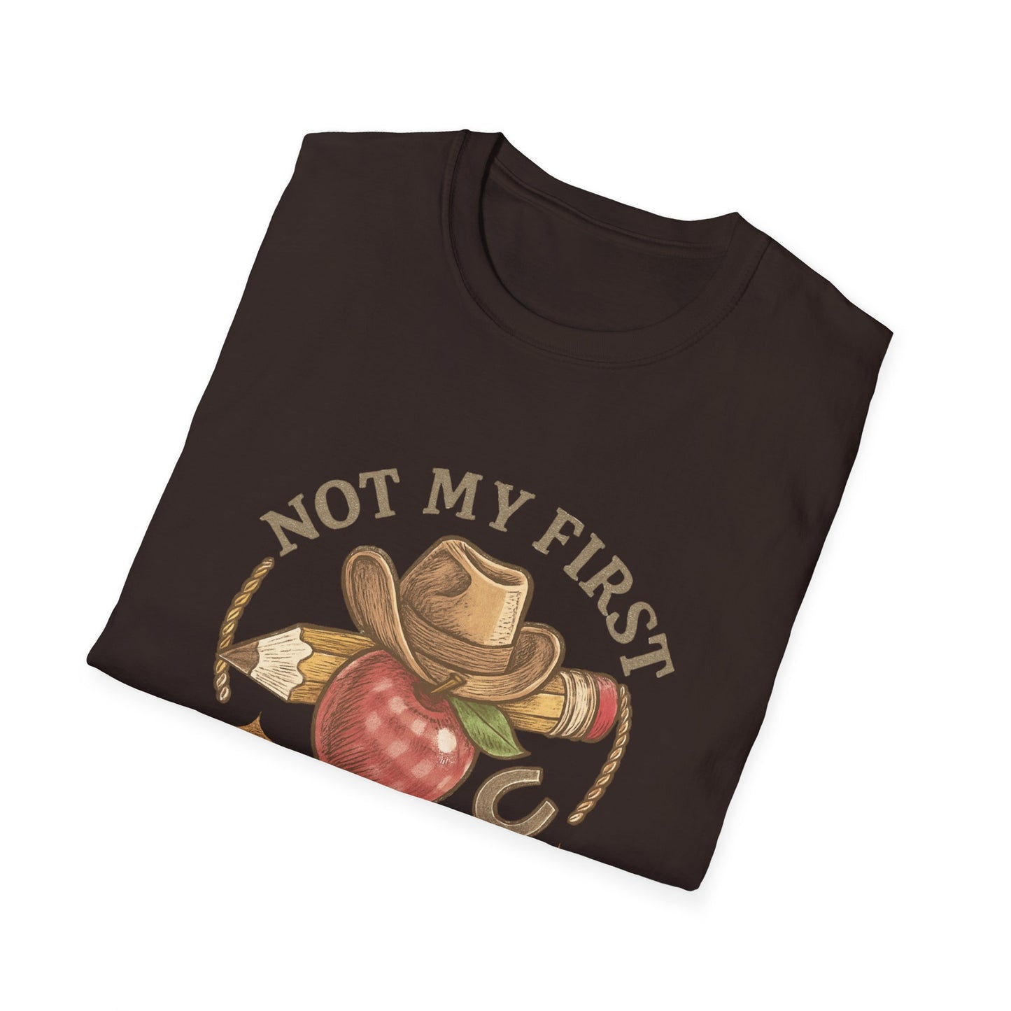 Not My First Rodeo T-Shirt — Vintage Cowboy Rodeo Tee
