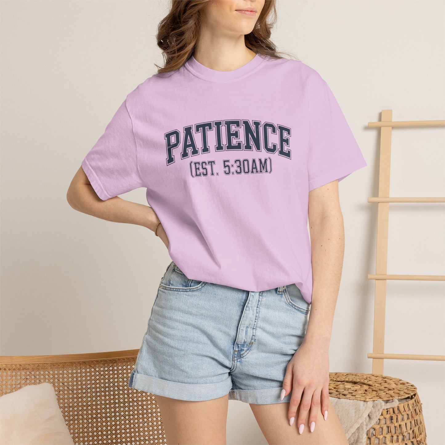 Patience Teacher T-Shirt, Comfort Colors 1717