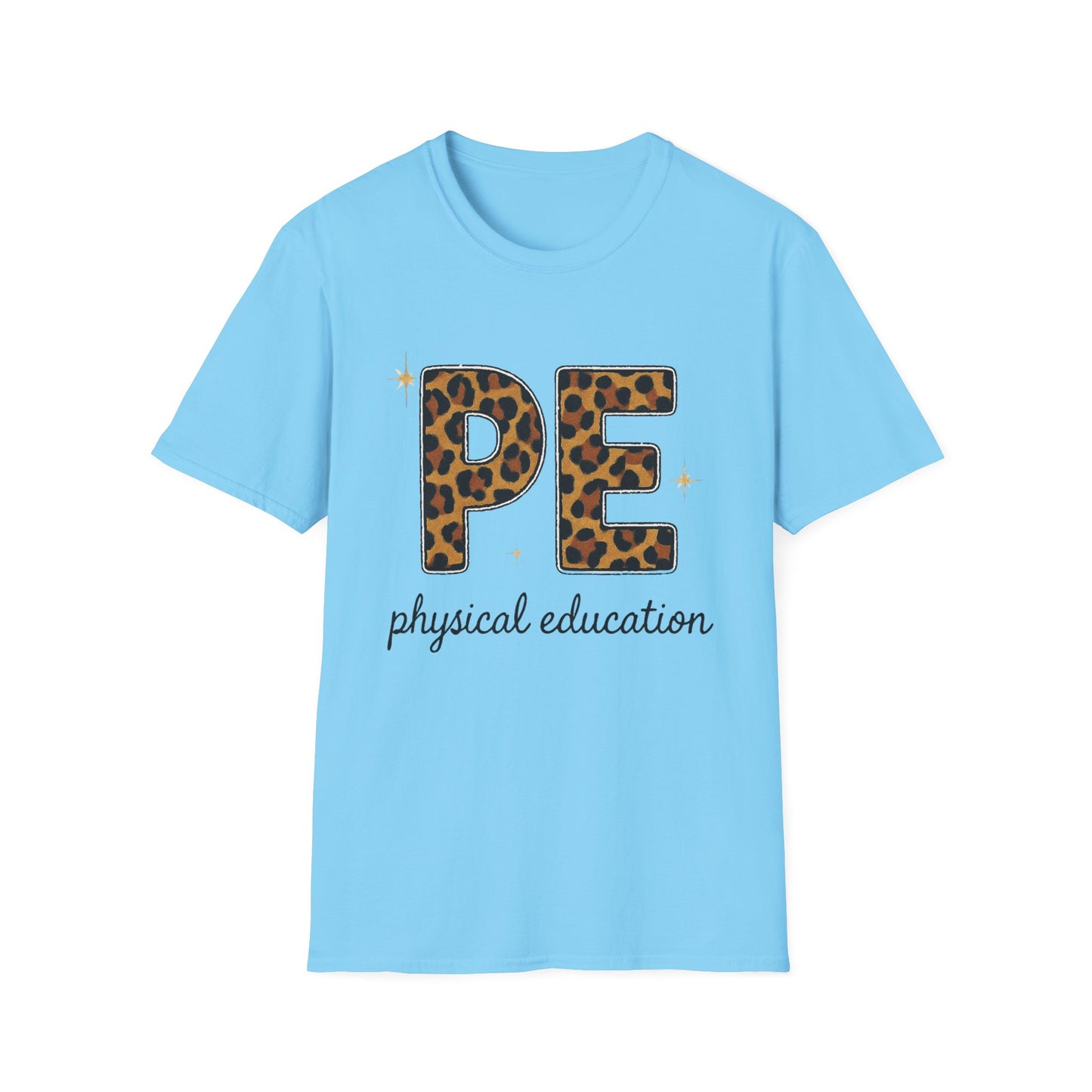 PE Leopard Print Physical Education T-Shirt — Cute PE Teacher Tee