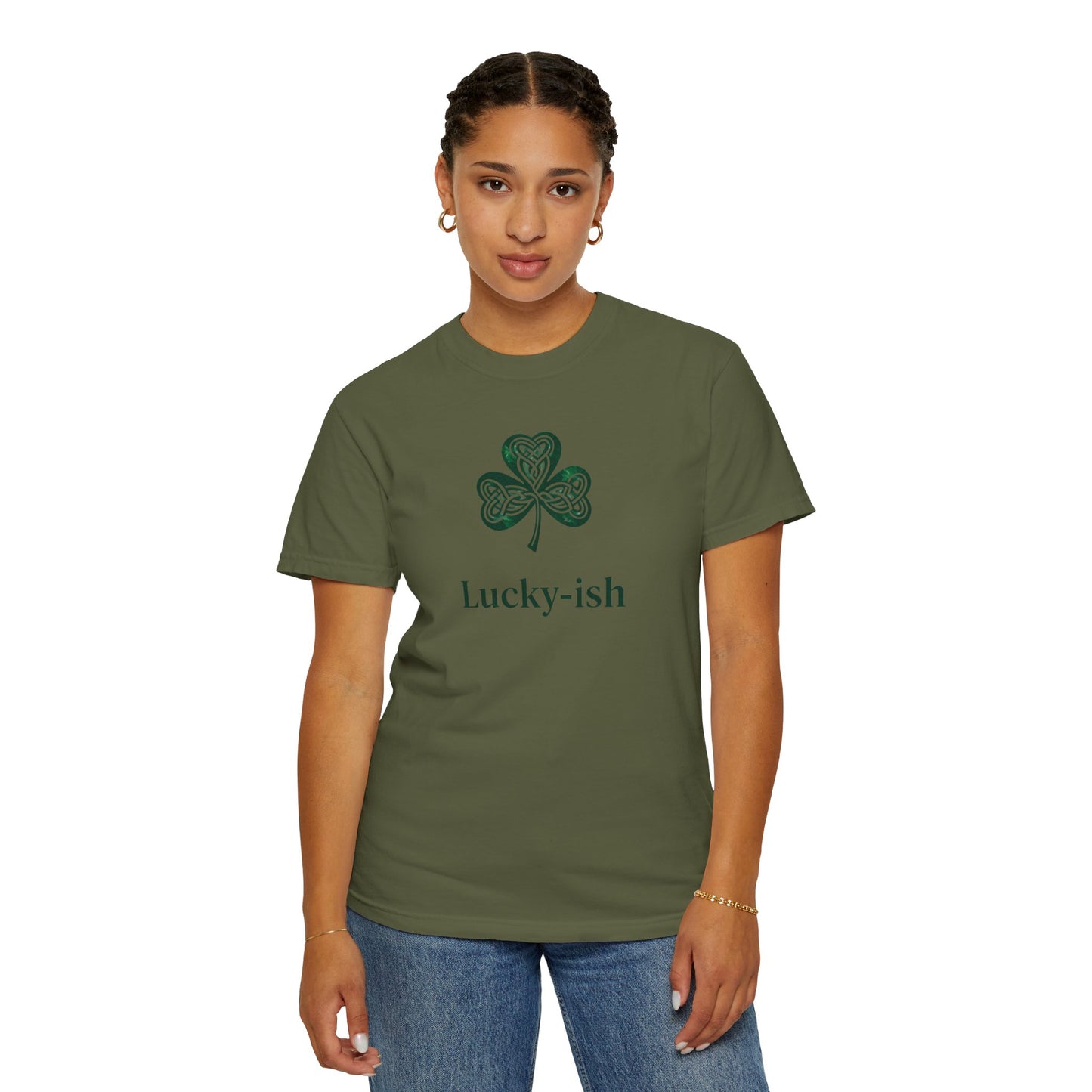 'Lucky-ish' Celtic Shamrock St. Patrick's Day Tee
