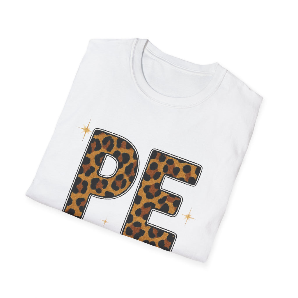 PE Leopard Print Physical Education T-Shirt — Cute PE Teacher Tee