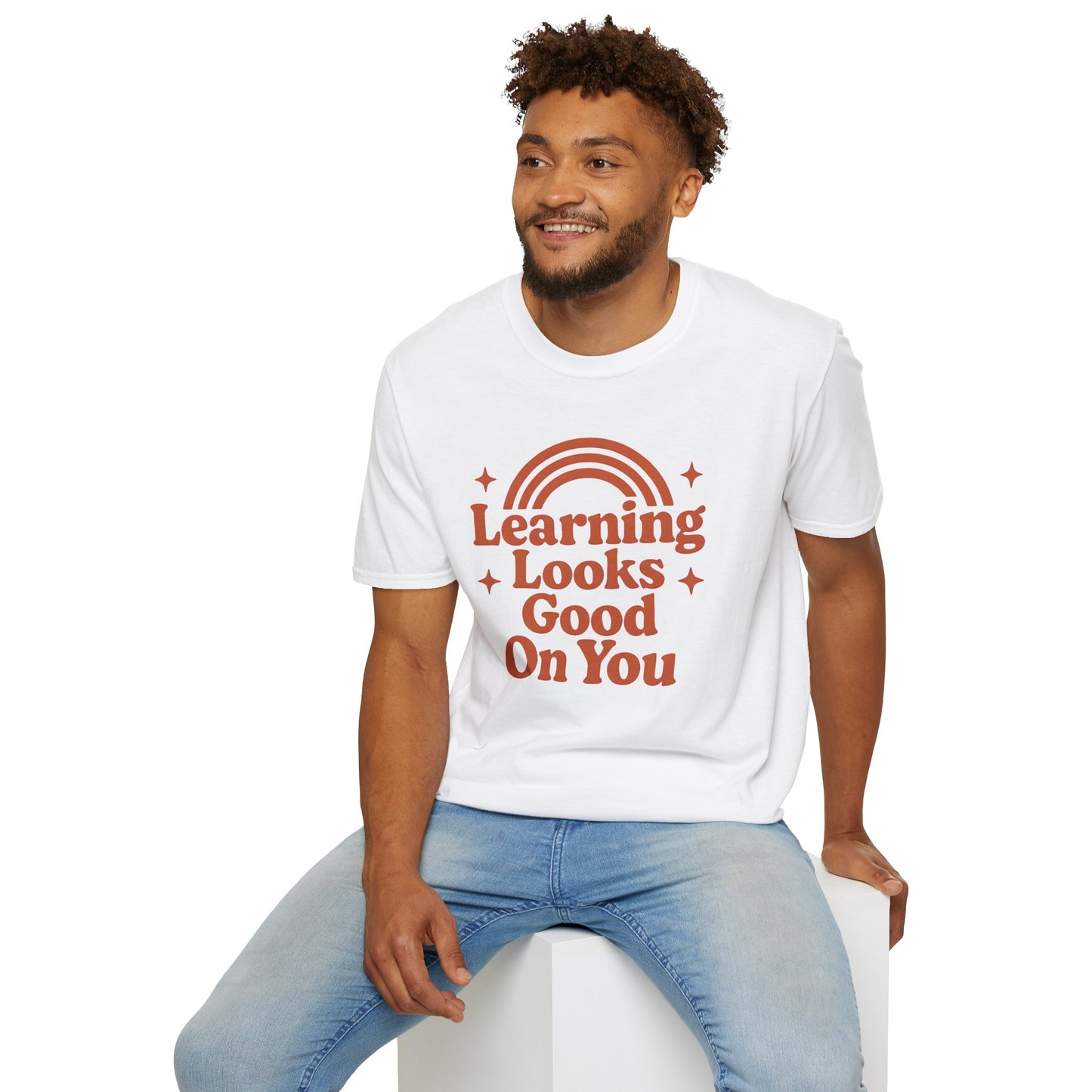 Learning Looks Good On You Unisex Tee - Gildan 64000