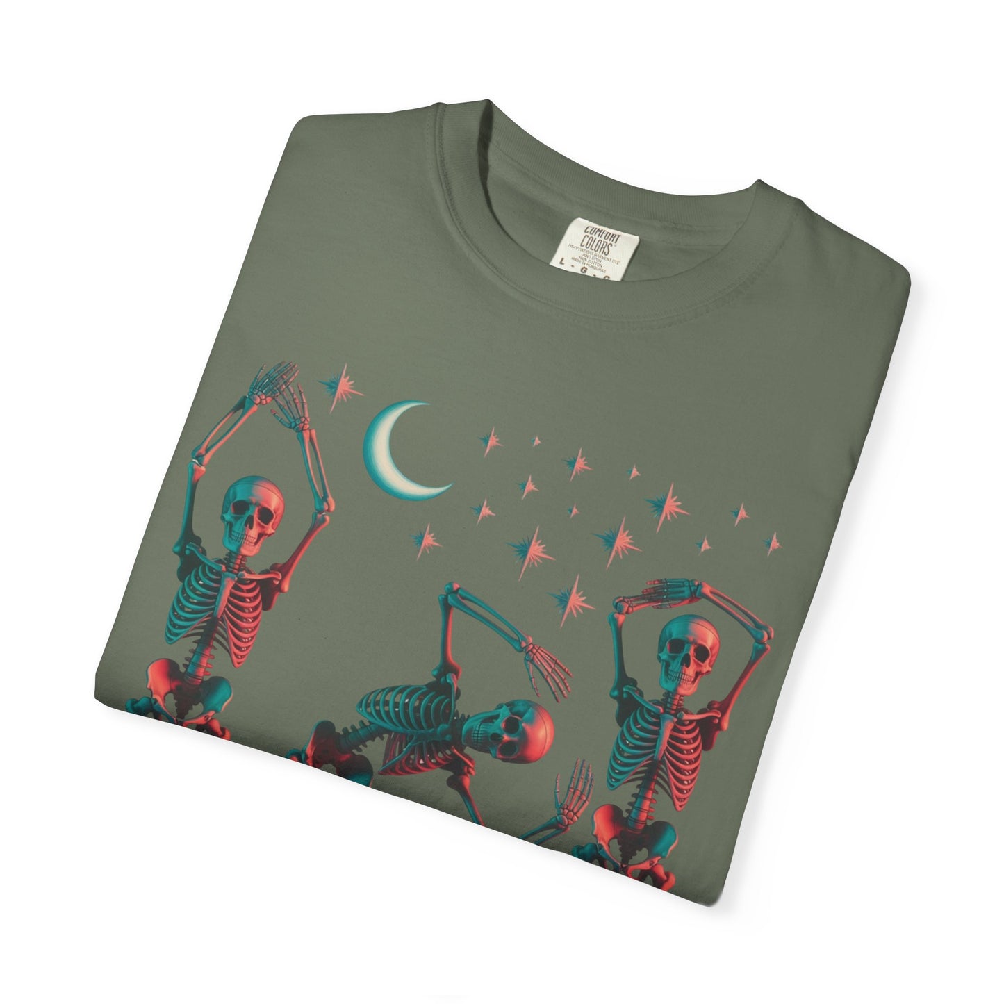 Halloween Dancing Skeletons Comfort Colors T-shirt