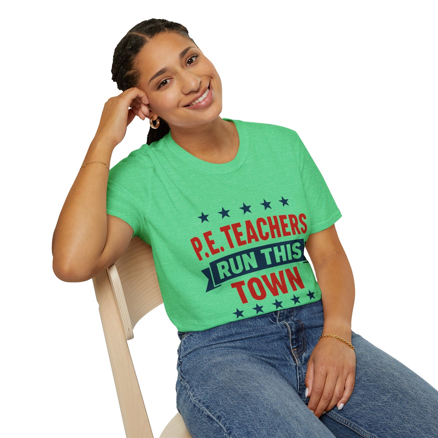 PE Teachers Run This Town Tee