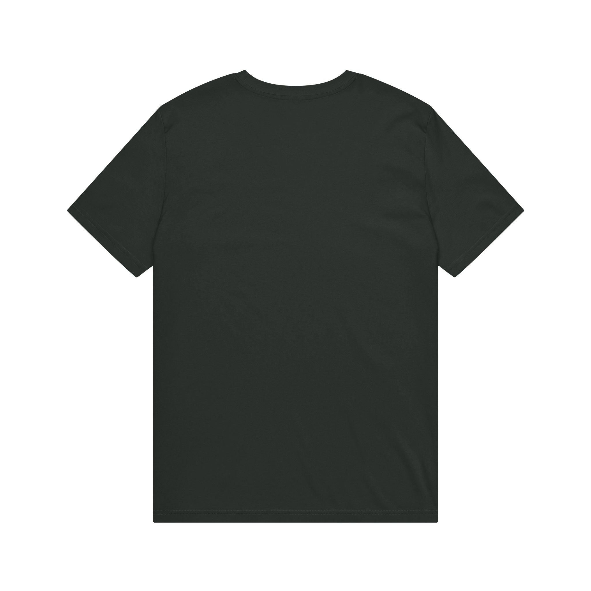 Organic "Merry & Bright" Holiday T-Shirt — Vintage Christmas Lights Graphic