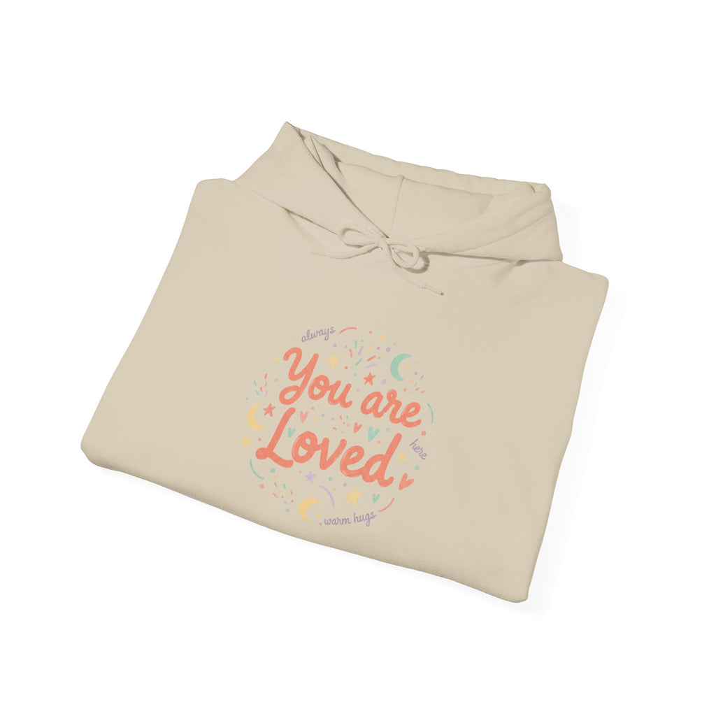 You Are Loved hoodie | handwritten doodle design, sketch aesthetic