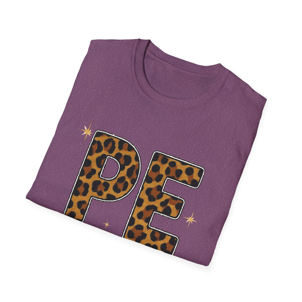 PE Leopard Print Physical Education T-Shirt — Cute PE Teacher Tee