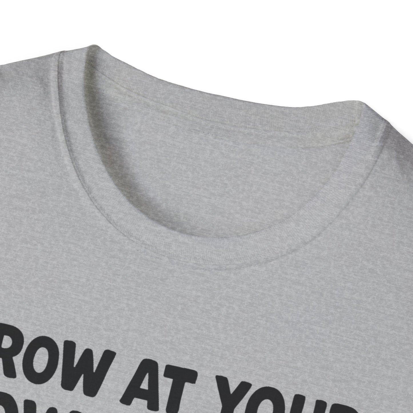 Grow at Your Own Pace Shirt – Retro Floral Graphic Tee, Comfort Colors Inspired, Growth Mindset T-Shirt for Women, Teachers & Everyday Wear