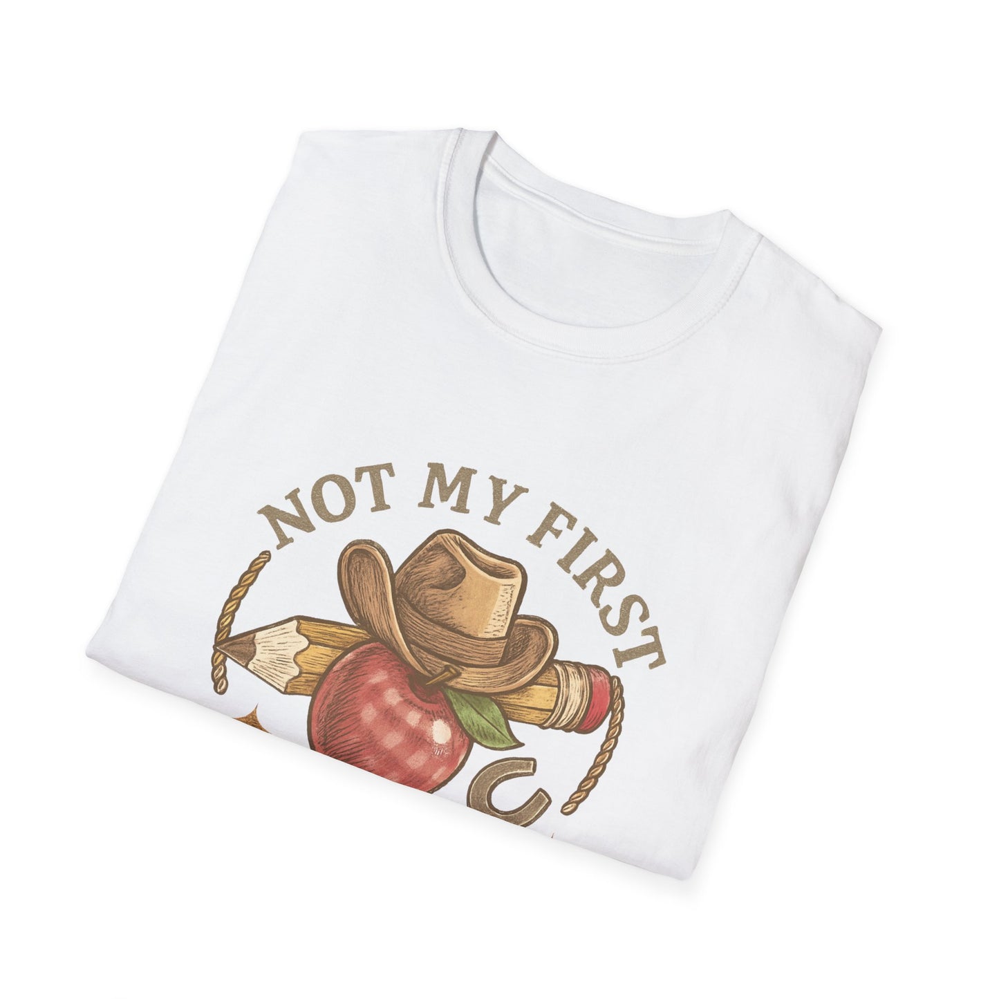 Not My First Rodeo T-Shirt — Vintage Cowboy Rodeo Tee
