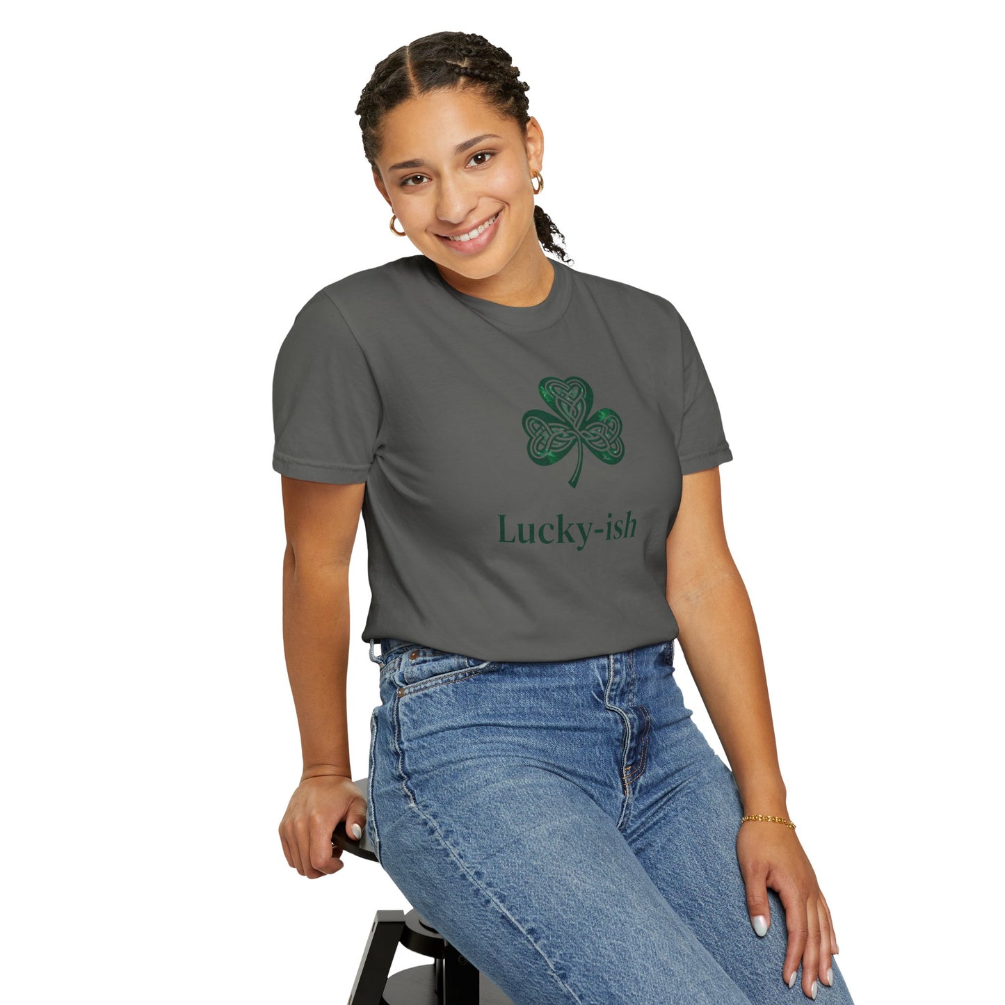 'Lucky-ish' Celtic Shamrock St. Patrick's Day Tee