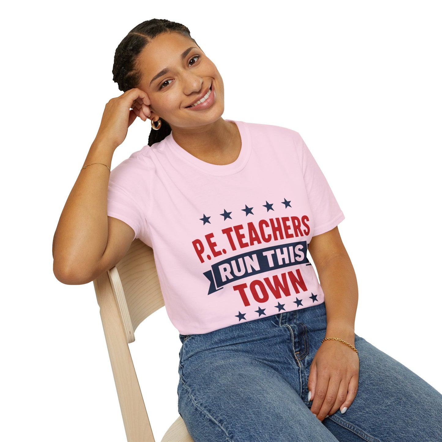 PE Teachers Run This Town Tee