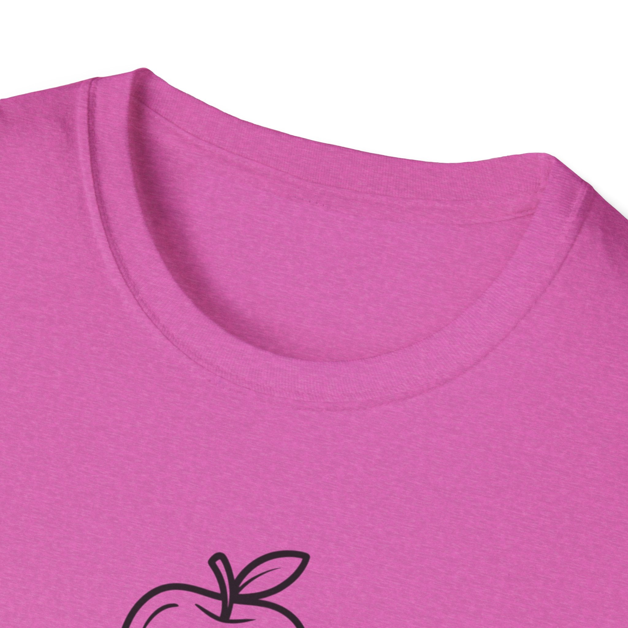 Teacher Apple Stack T‑Shirt — Minimalist Books & Apple Tee for Educators