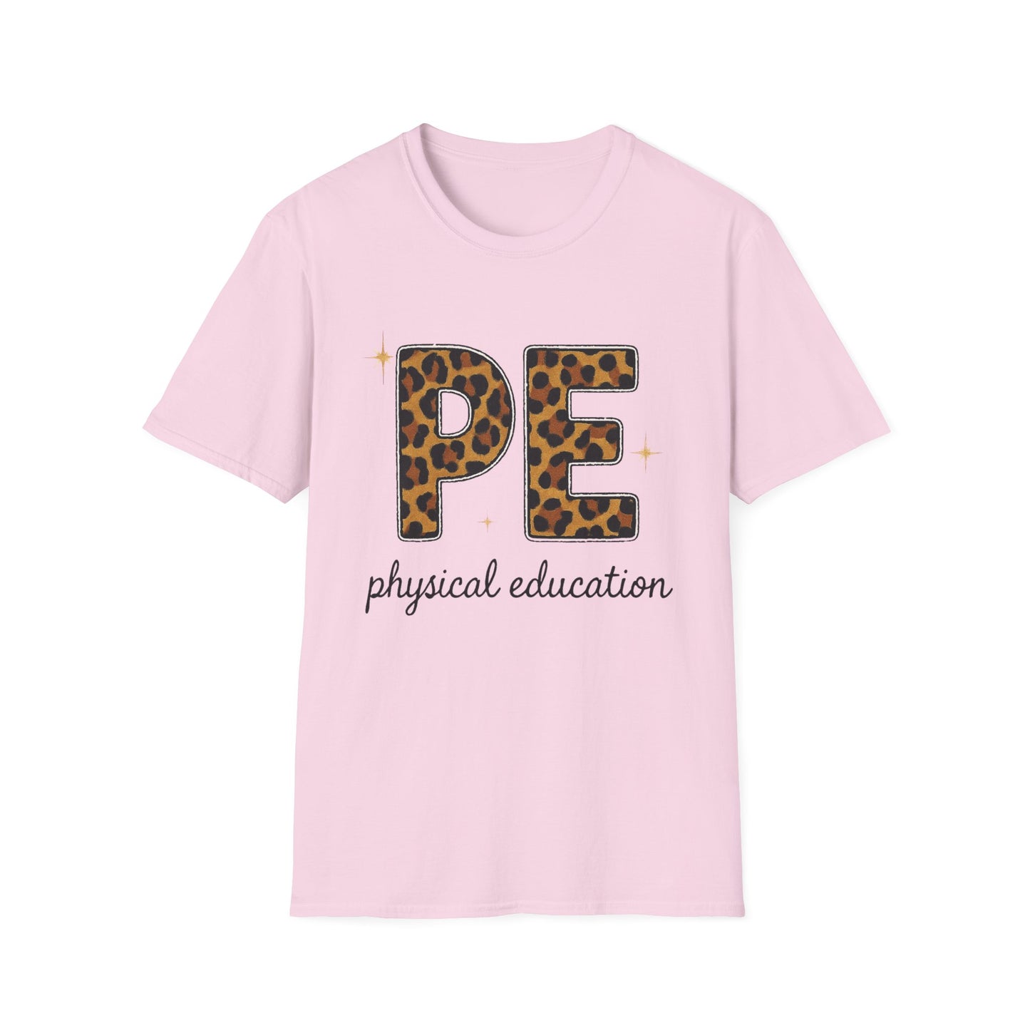 PE Leopard Print Physical Education T-Shirt — Cute PE Teacher Tee