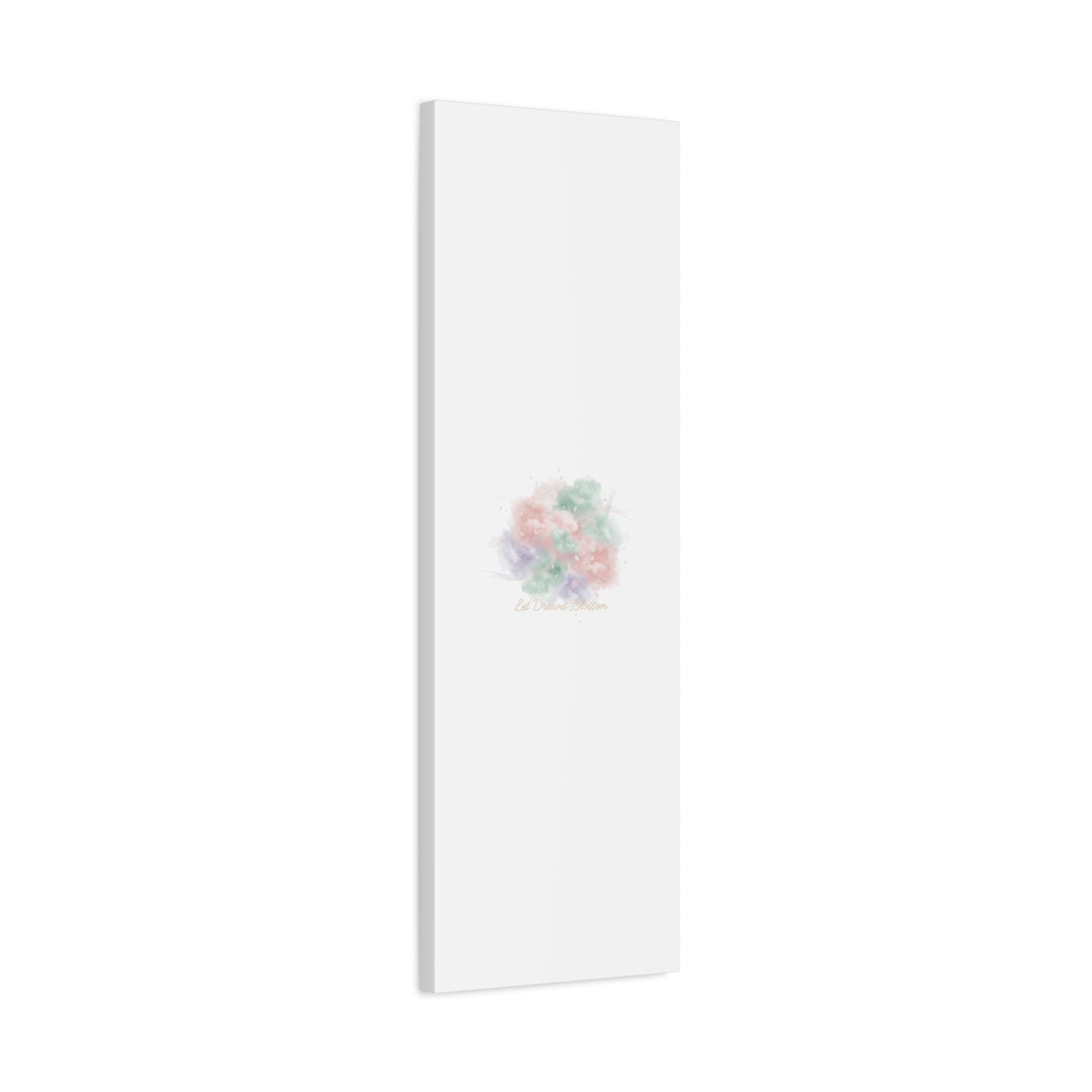 Dreamy Pastel Blossom Canvas | Matte Stretched Wall Art, pastel winter design