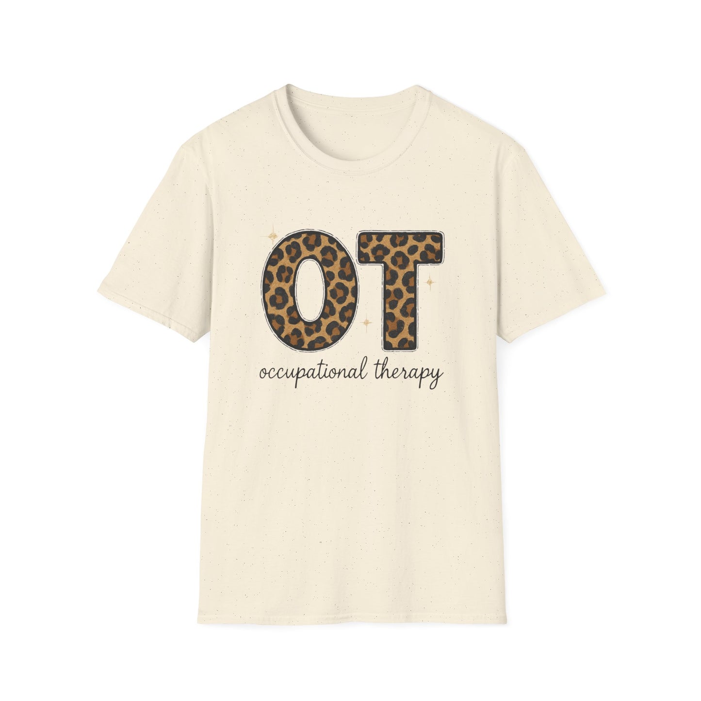 OT Leopard Print Occupational Therapy T-Shirt