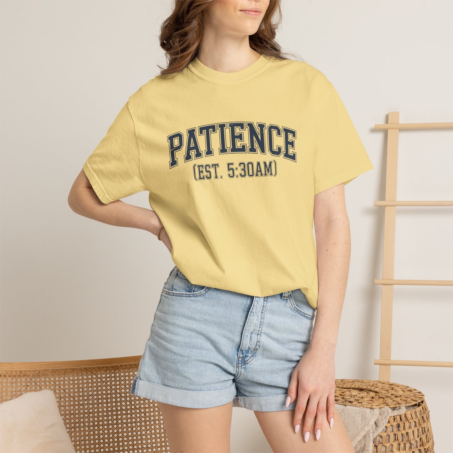 Patience Teacher T-Shirt, Comfort Colors 1717