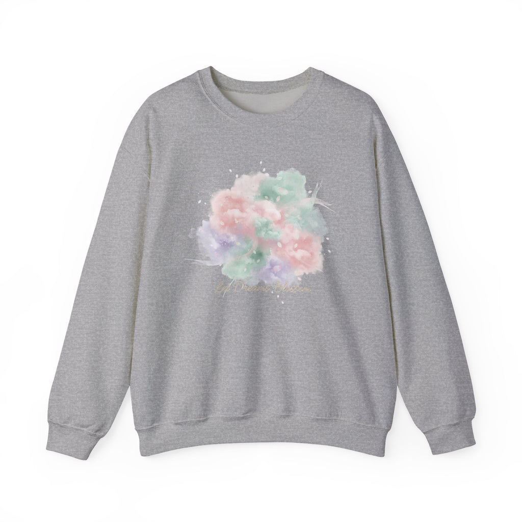 Dreamy Pastel Gradient Crewneck Sweatshirt | pastel winter design, soft spring vibe
