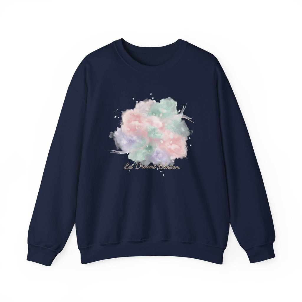 Dreamy Pastel Gradient Crewneck Sweatshirt | pastel winter design, soft spring vibe