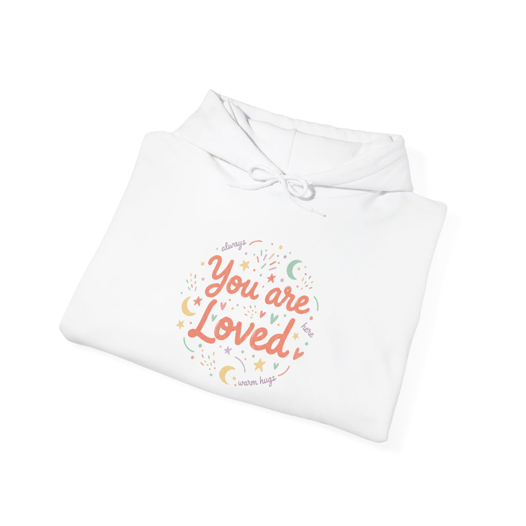 You Are Loved hoodie | handwritten doodle design, sketch aesthetic