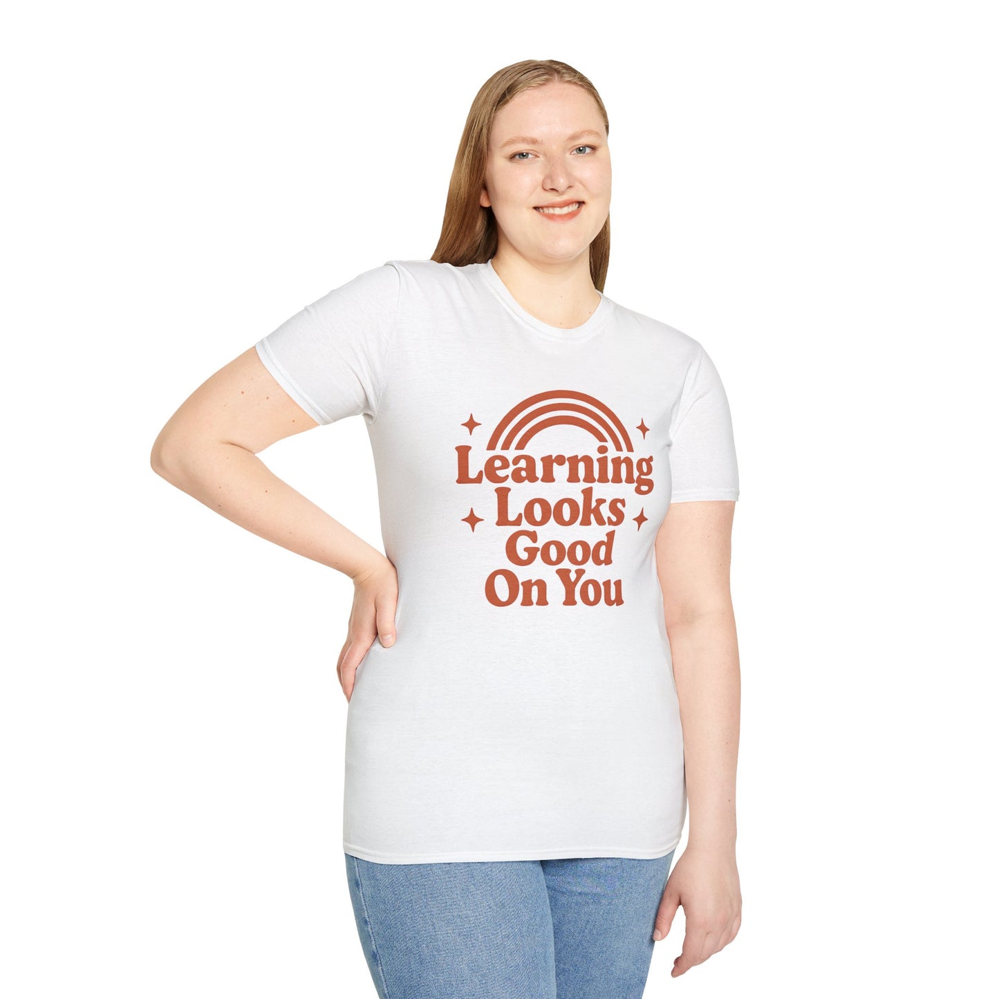 Learning Looks Good On You Unisex Tee - Gildan 64000