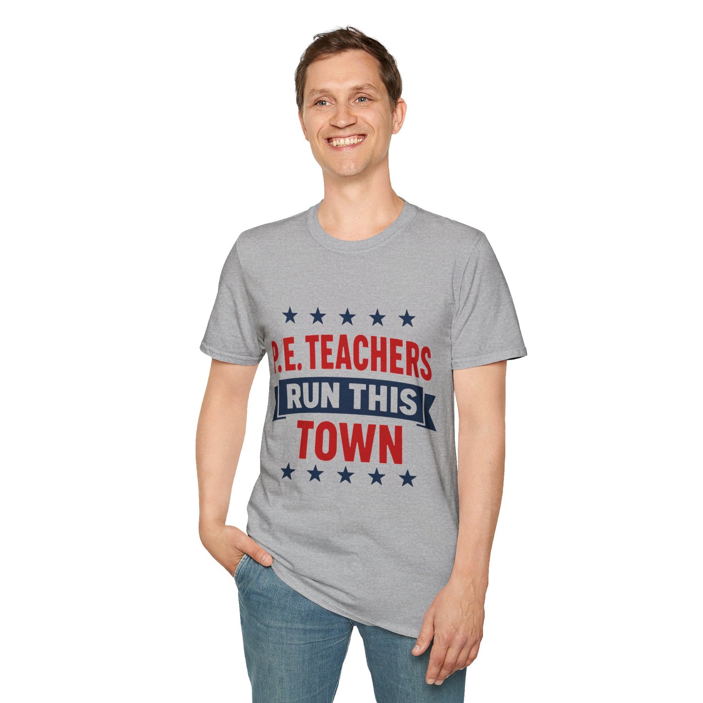 PE Teachers Run This Town Tee