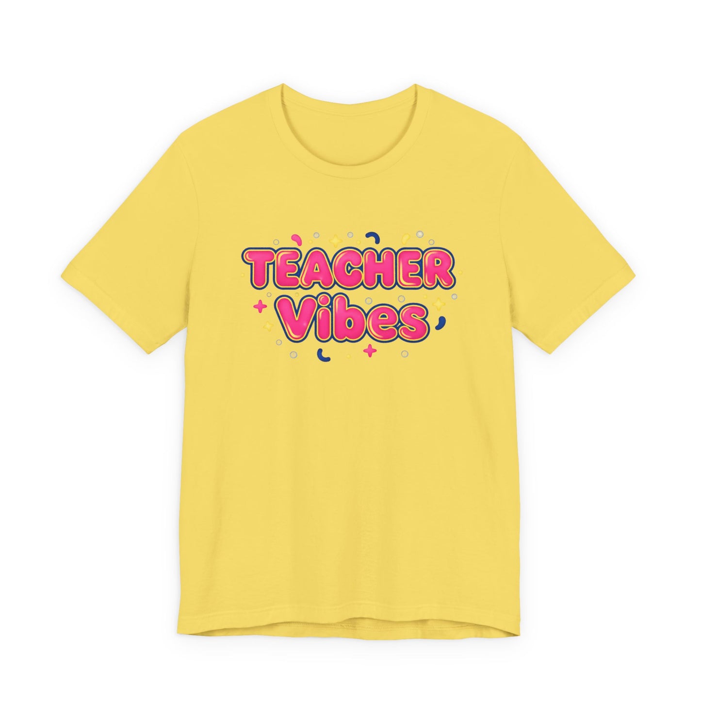 Teacher Vibes Tee | Dopamine Decor, Neon Gradient Squishy Text