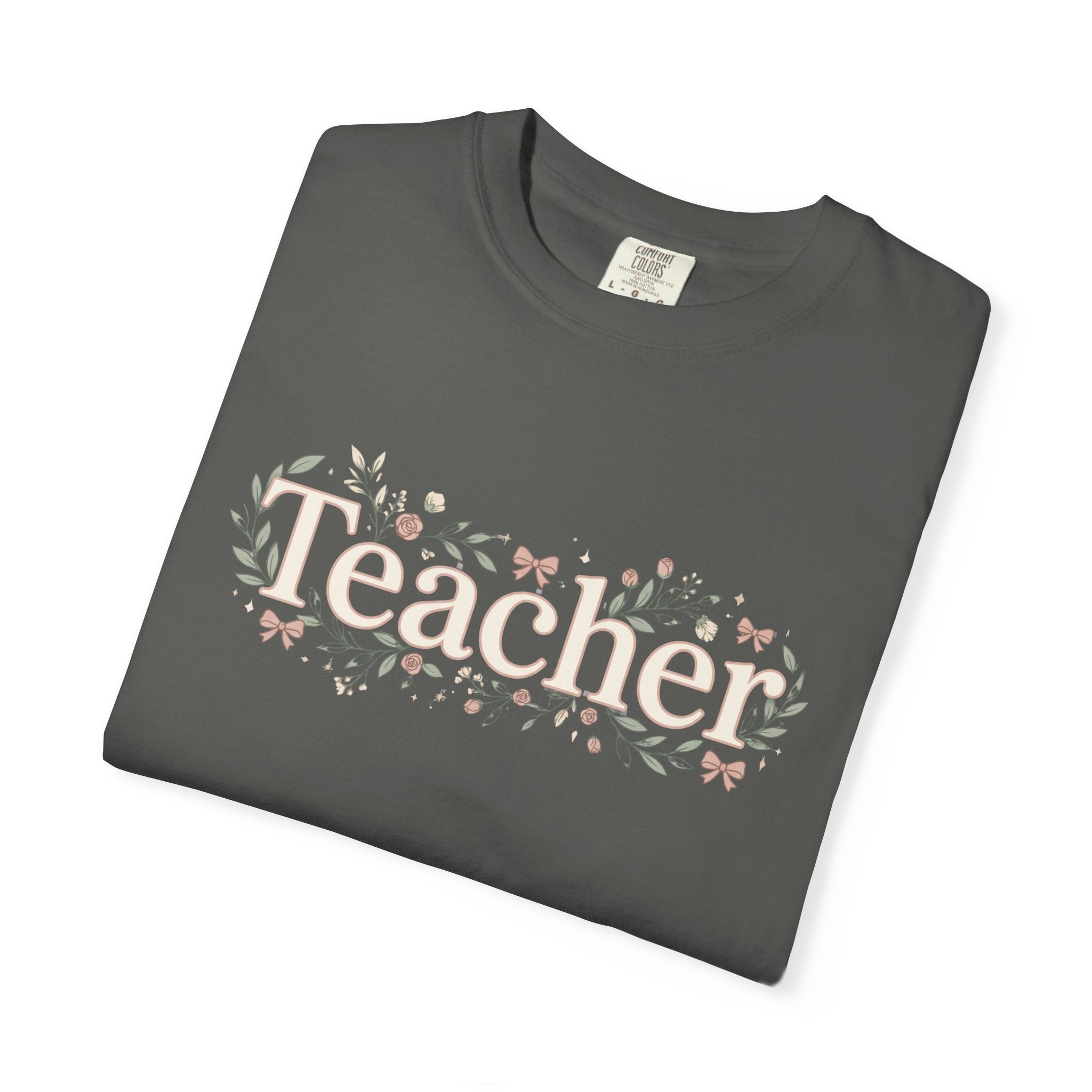 Teacher Floral T‑Shirt