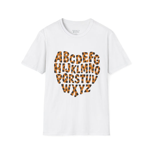 ABC Heart in Leopard Print Tee